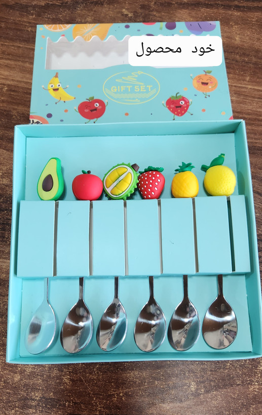 قاشق مرباخوری طرح fruits